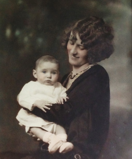 1928. My grandmother, Jimmie Corrine holding my mom, Jimmie Dee.